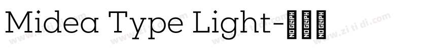 Midea Type Light字体转换